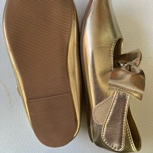 Felix and flora gold girls shoes/ flats